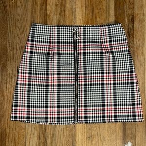 Plaid skirt
